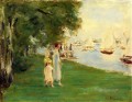 the yacht race 1924 Max Liebermann German Impressionism